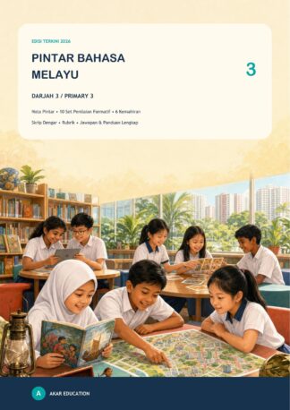 Pintar Bahasa Melayu Primary 3 — Edisi 2026 (PDF + Pilihan Cetak)