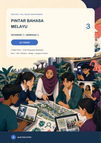 Pintar Bahasa Melayu Secondary 3 — Edisi 2026 (Pilih G1/G2/G3)