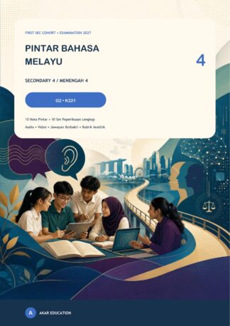 Pintar Bahasa Melayu Secondary 4 — First SEC Cohort 2027 (Pilih G1/G2/G3)